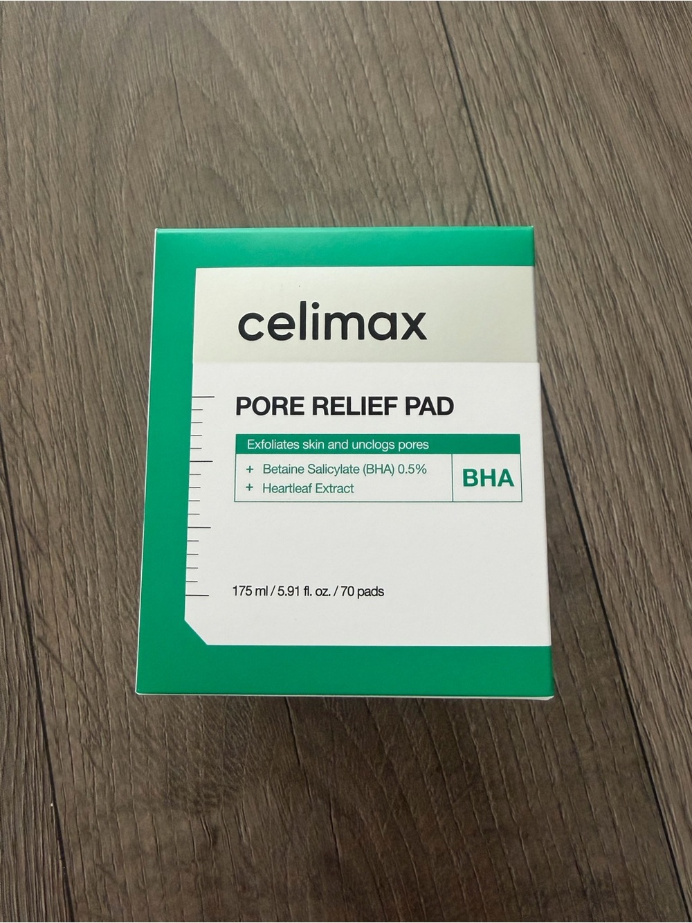 Celimax Green Pore Relief Pad - BHA Exfoliating Pads